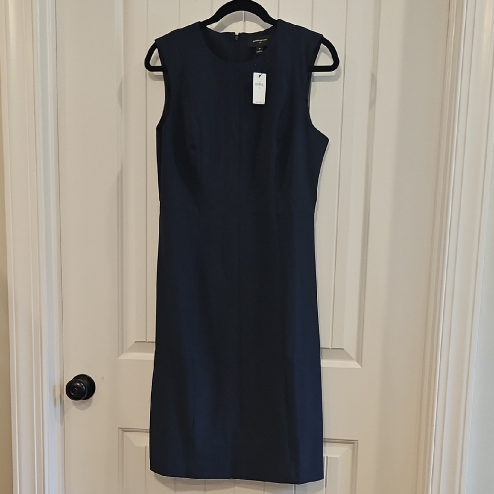 Banana Republic Factory Navy Midi Dress